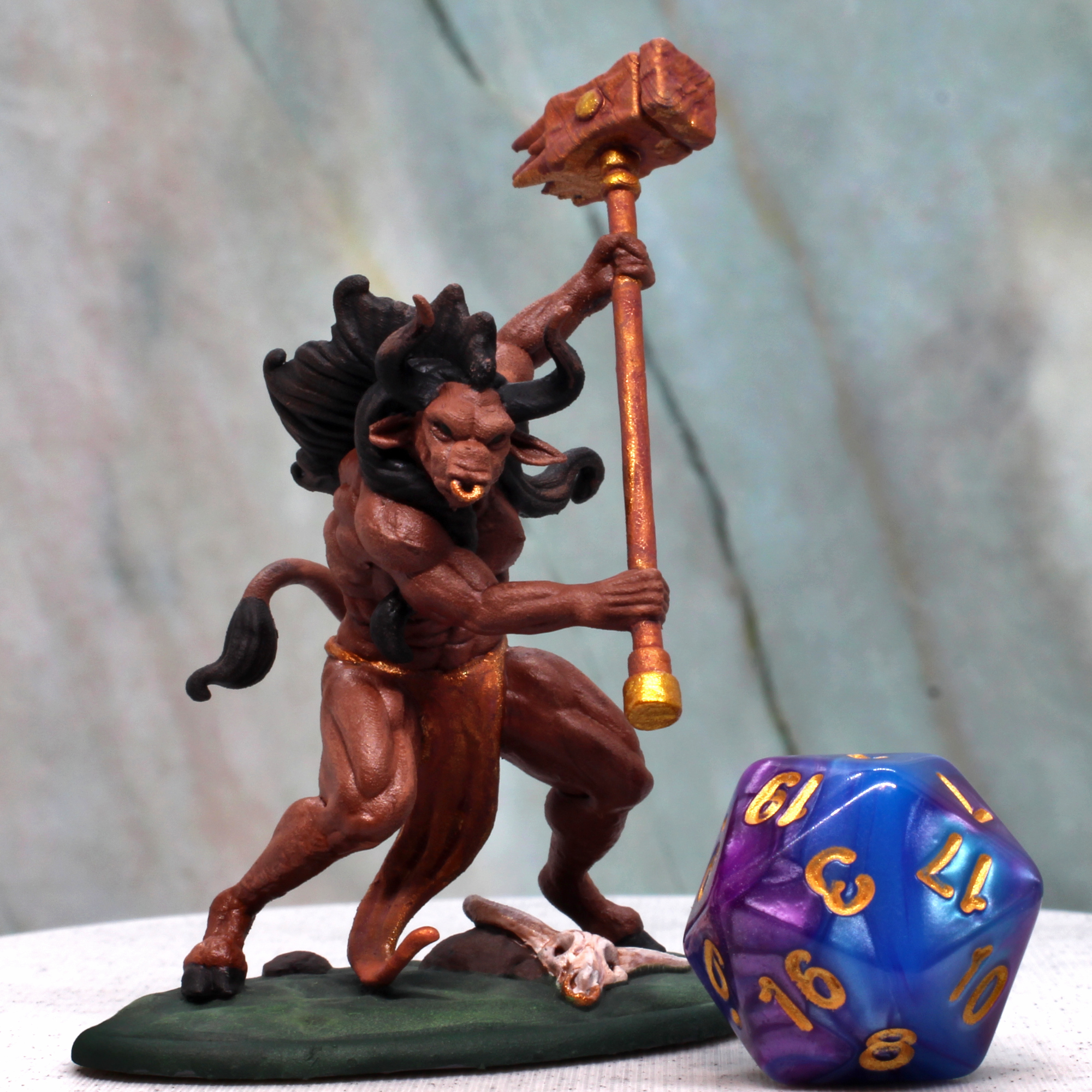 Female Minotaur with Maul - Simons Magic Shoppe