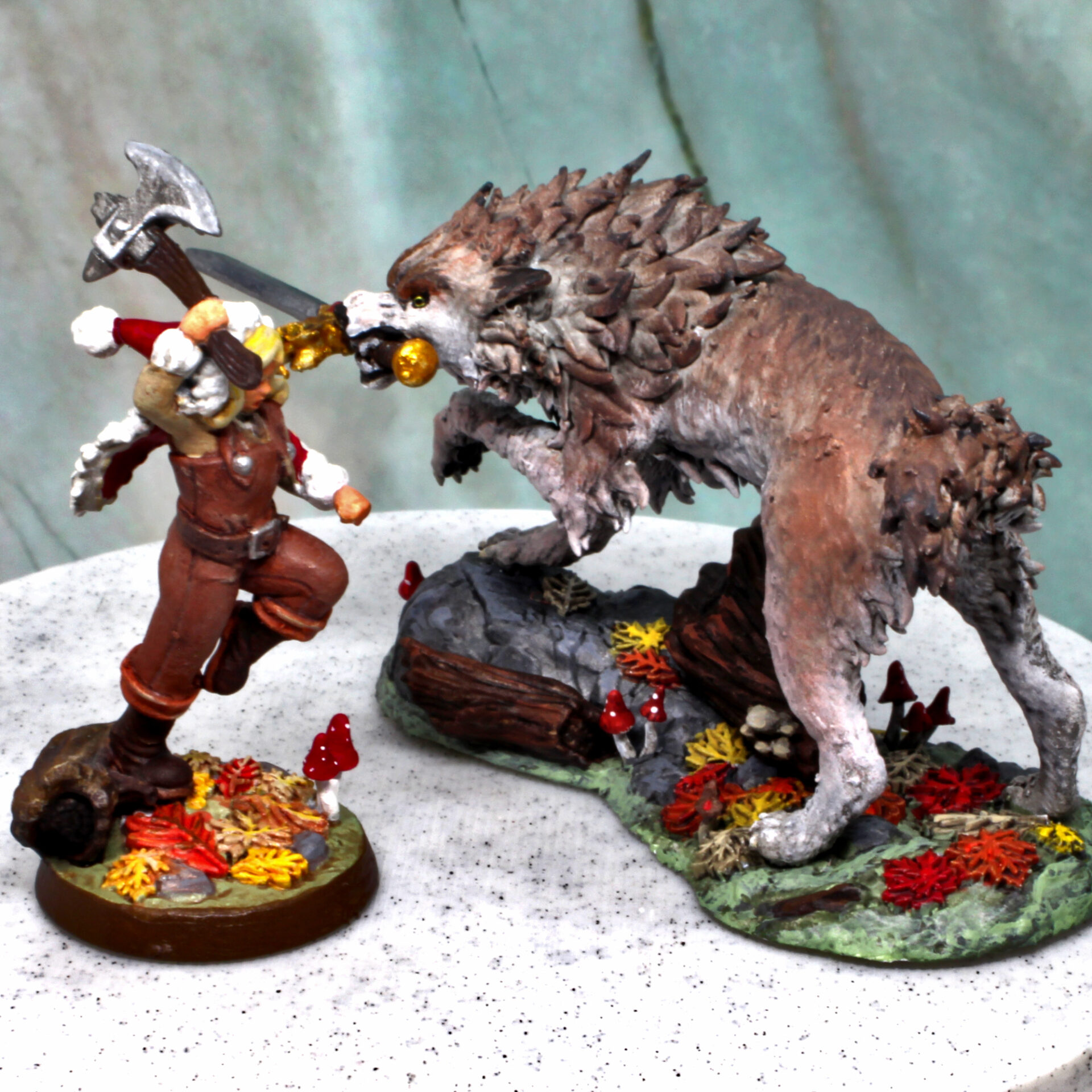 激レア Ledraplastic BIG BAD WOLF ラバードール BigBadWolf_RidingHood_Painted.jpg