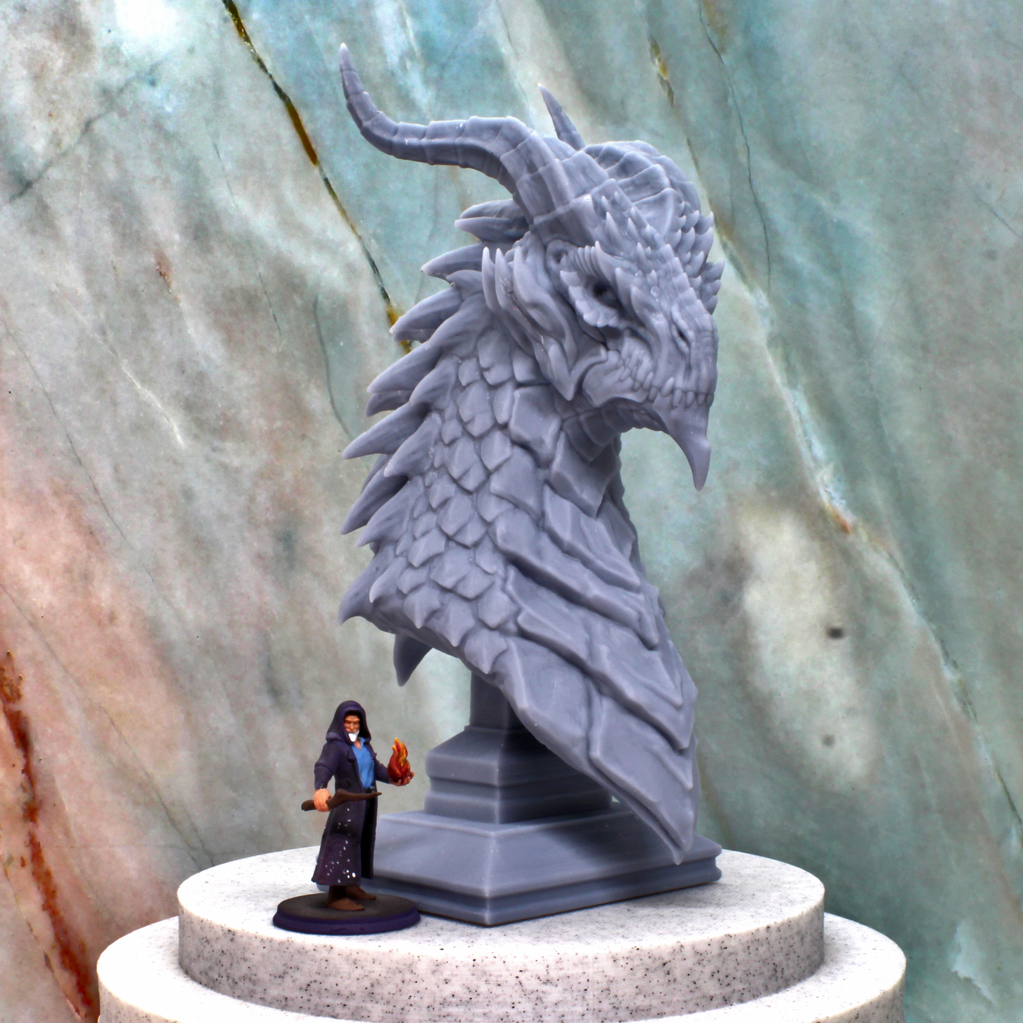 6 Inch Dragon Bust - Simons Magic Shoppe