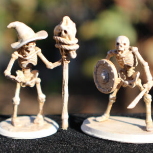 Set of 2 Skeleton Miniatures